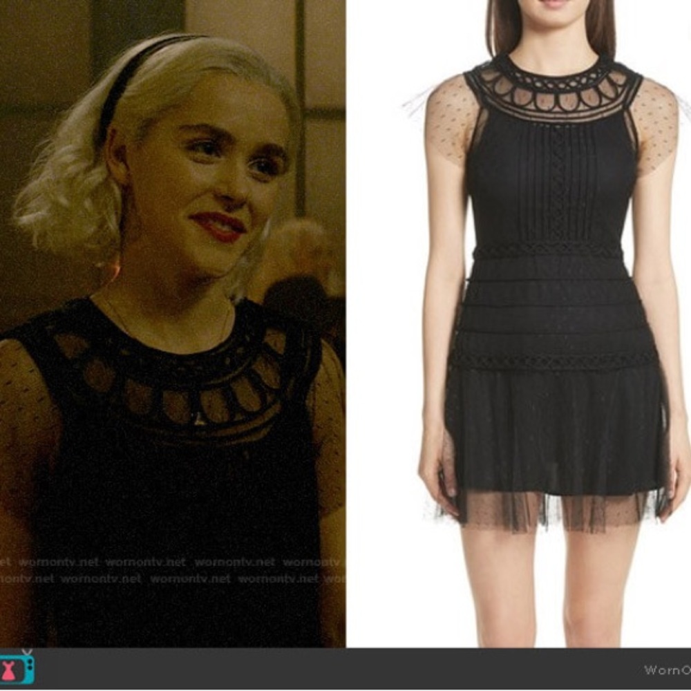 RARE RED Valentino ASO the chilling adventures of Sabrina dress
